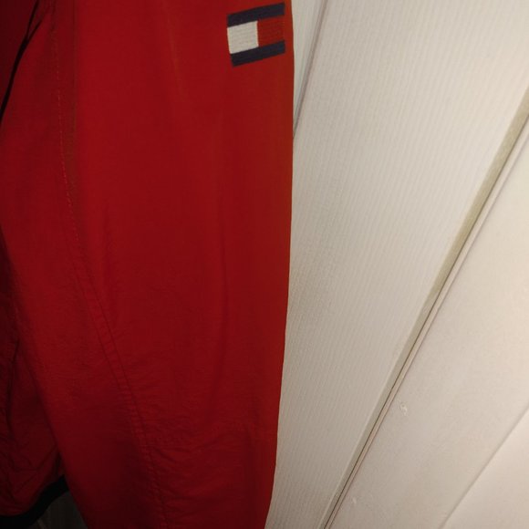 Men's Tommy Hilfiger - Red & Blue Large - Wind Breaker / Jacket - Picture 2 of 5
